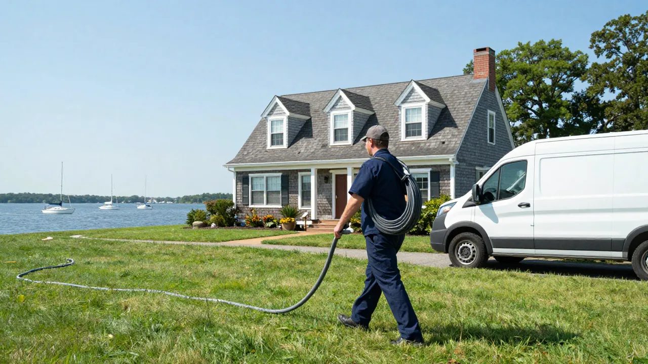 Air duct cleaning service call on a waterfront Cape Cod in Fort Washington, MD — Eagle Air Duct Cleaning