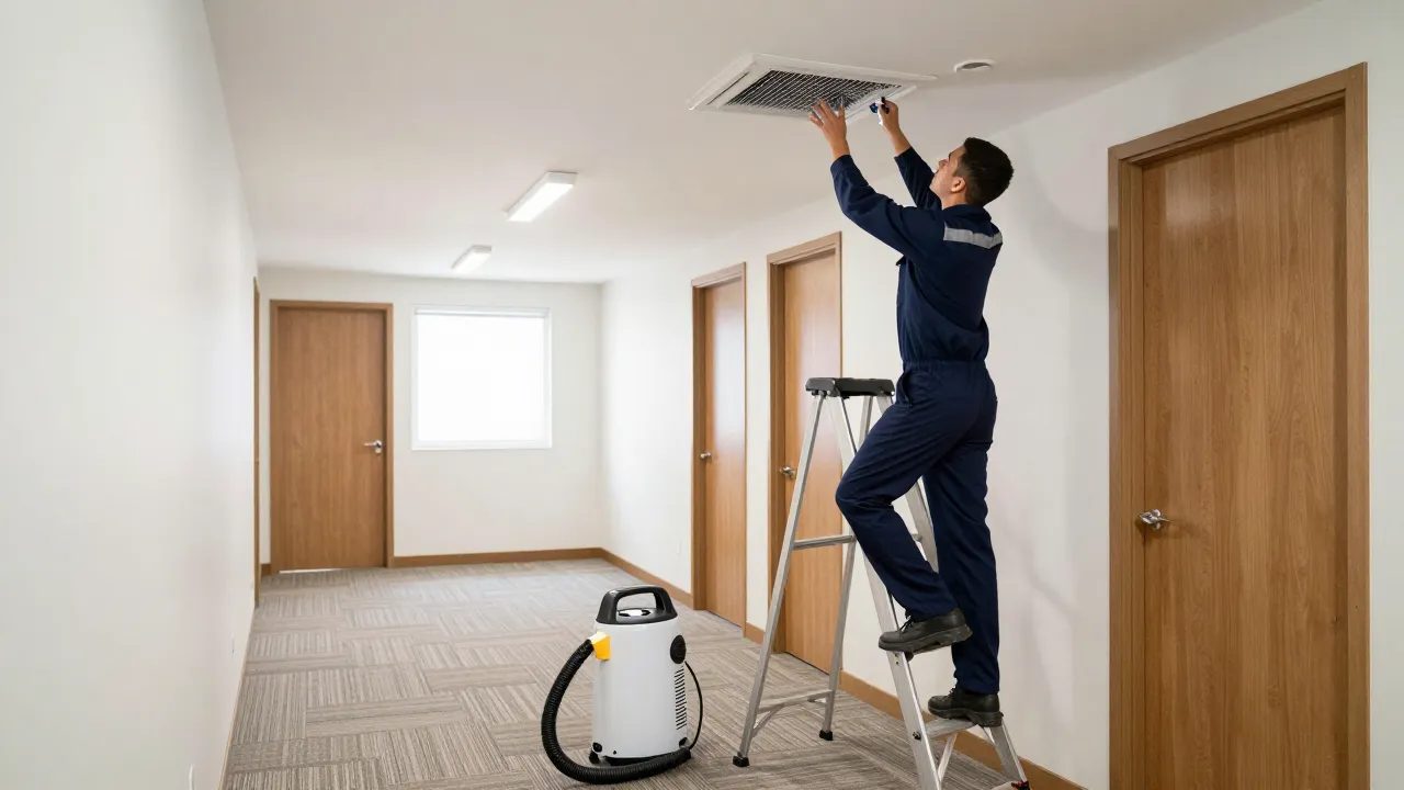 Common-area vent cleaning on a condo building in Hyattsville, MD — Eagle Air Duct Cleaning