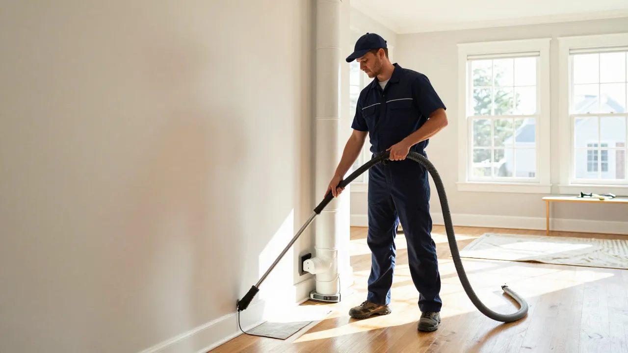 Supply duct agitation cleaning on a Cape Cod home in Temple Hills, MD — Eagle Air Duct Cleaning