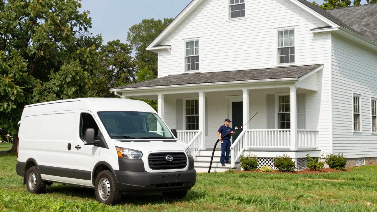 Duct cleaning service call on a farmhouse in Westminster, MD — Eagle Air Duct Cleaning